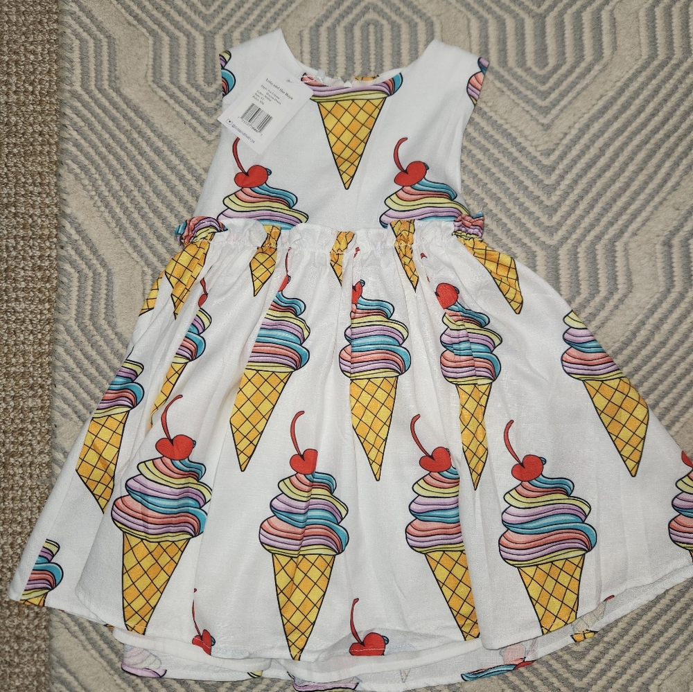 Lola + Boys ice cream party dress. Size 4